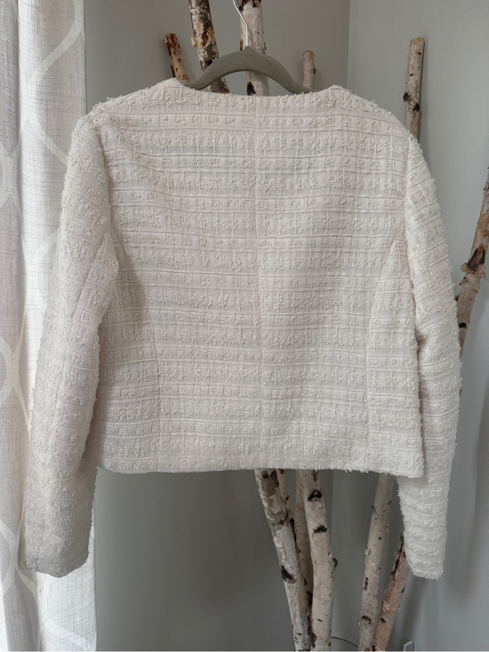 Zara Cropped Button Jacket - Picture 4 of 4